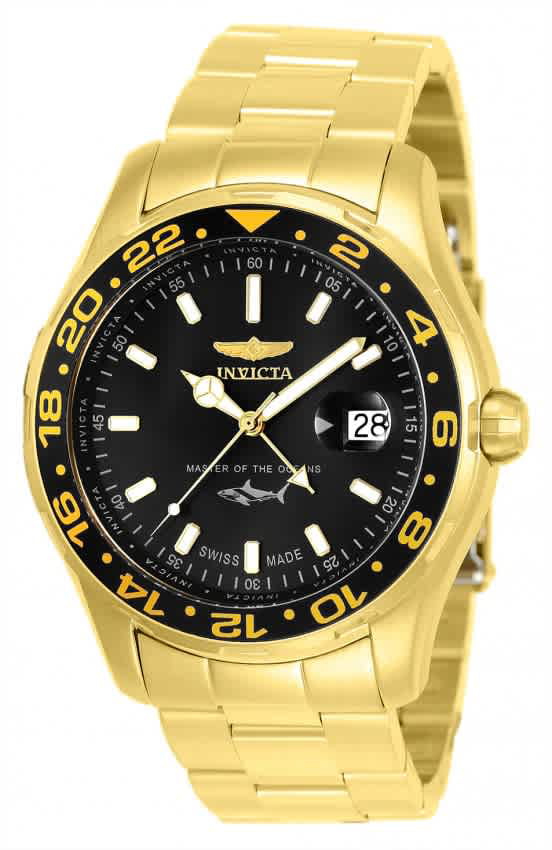 Invicta Men's 25822 Pro Diver Men Stainless Steel Black dial Quartz Watch - Walmart.com