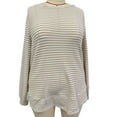 thumbnail image 7 of VgaVtl Fall Winter Tee Shirts for Women Long Sleeve Tops for Women Plus Size Workout Striped Beige Casual Loose Pullover Shirts,L, 7 of 7