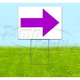 thumbnail image 1 of Arrow Right (18" x 24") Yard Sign, Includes Metal Step Stake, 1 of 6