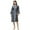 Grey, variant on CAIXIA Robes For Women Satin Elegant Medium Length Autumn Bathrobe for Women Cozy Casual Solid Color Robe Pajamas Wear