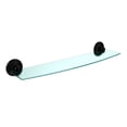 thumbnail image 5 of Monte Carlo Collection 18-in Glass Shelf in Polished Brass, 5 of 7