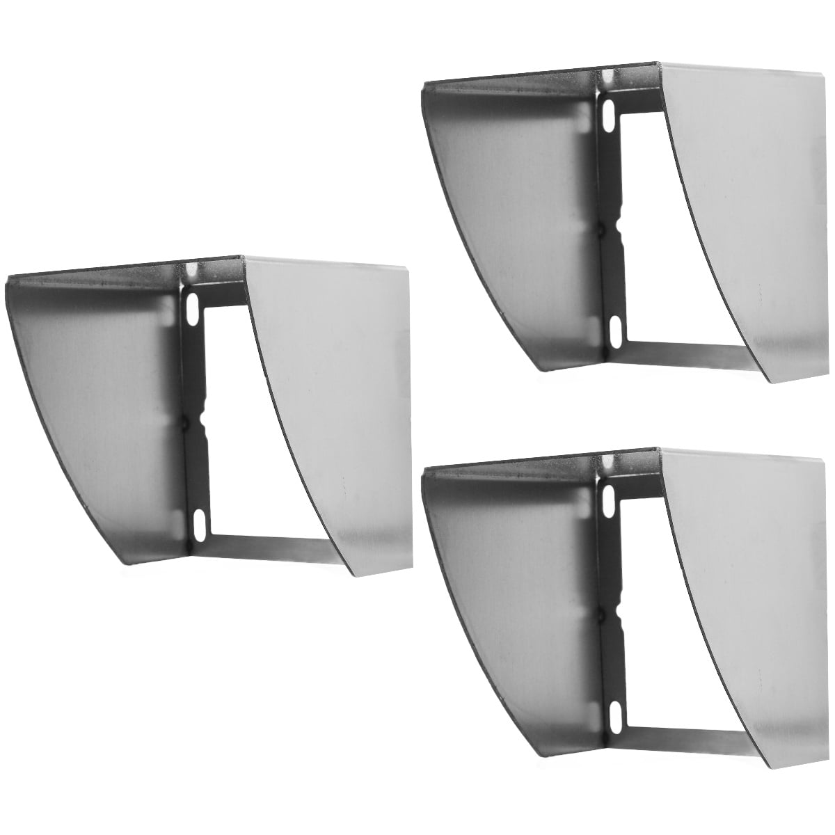 Raindrops 3pcs Stainless Steel Wall Cover Box Stainless Steel Socket Cover Outdoor Waterproof Socket Cover