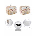 thumbnail image 2 of Fsddascl Flowers Toaster Cover 2 Slice, Small Kitchen Appliance Covers, Vintage Orange Yellow Wildflower Garden Floral Toaster Oven Cover with Loop, Bread Machine Cover Polyester Dust Cover, 2 of 5