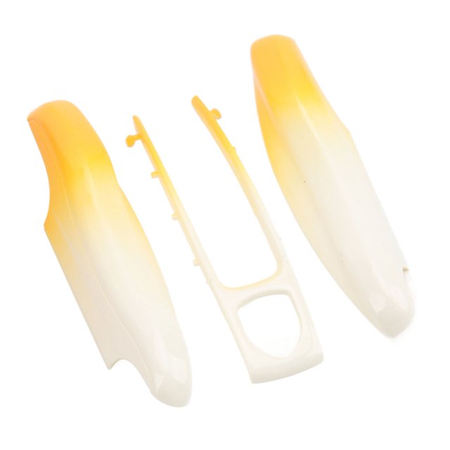 Funda Para Llave Remota, Resistente Al Desgaste, Antichoque, Carcasa Para Mando A Distancia, Instalación Sencilla, Antiarañazos, 3 Piezas, Resistente Al Color Para Coche Cergrey Amarillo blanco