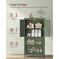 thumbnail image 3 of Gabinete de almacenamiento de piso para baño VASAGLE Forest Green UBBC551C01, 3 of 8