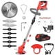 thumbnail image 1 of Electric Weed Wacker Cordless 72v 2000mah Weed Eater Battery Powered With 1 Battery / Charger / 3 Ty, 1 of 5
