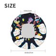 thumbnail image 4 of Kdxio Space Math Times Tables Print Shower Cap for Women,Elastic and Reusable,Double Waterproof Layers Bathing Hat, 4 of 6