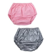 Misright Leakproof Plastic Pants Diaper Cover Incontinence Protective Underwear Briefs