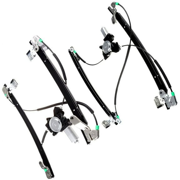 SCITOO Front Left Driver & Right Passenger Side Window Regulator Assembly W/ Motor Compatible with 2004-2007 For Chrysler Town & Country 2004-2007 For Dodge Caravan 4894527AA 741-534 741-535