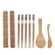 thumbnail image 1 of Kit de 9 piezas para hacer sushi de bambú con 2 esterillas, 5 pares de palillos y esparcidor de arroz, 1 of 7