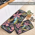 thumbnail image 6 of SKYSONIC Kitchen Mats (Exotic Tropical Leaves) 2 Pcs Set, Anti Fatigue Kitchen Rugs Cushioned Water Absorbant Non Slip Comfort Floor Mats for Kitchen Bedroom Liveing Room Bathroom, 6 of 7