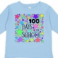 thumbnail image 4 of Inktastic 100 Days of School Pastel Stars Boys or Girls Long Sleeve Toddler T-Shirt, 4 of 5