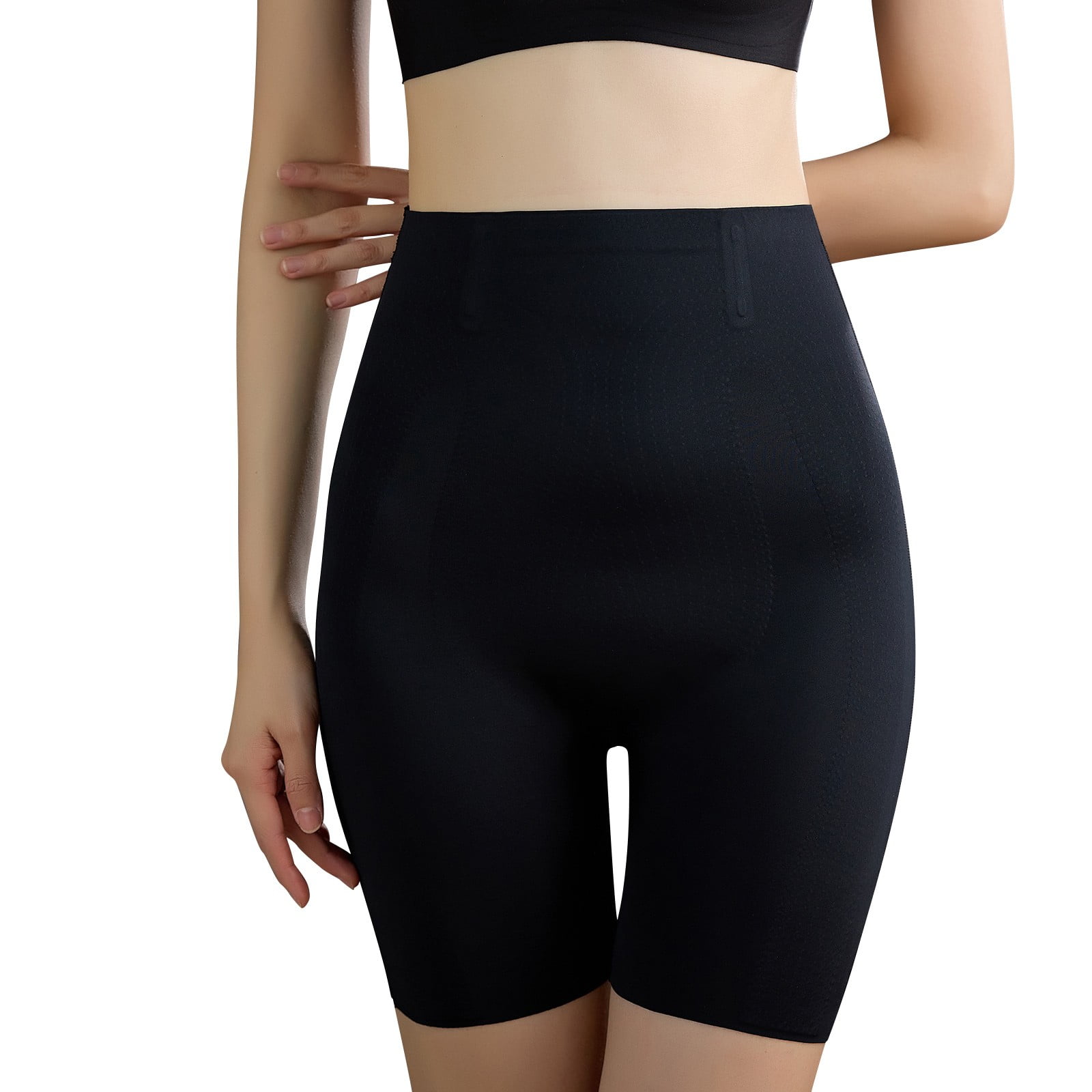 PEASKJP Firm Control Shapewear for Women V Neck Clothing Short Sleeve Long  Sleeve Tops T Shirt Bodysuit, Black XL 