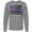 AC-Heather Grey, variant on Inktastic Epilepsy Awareness Purple Ribbons and Flag Long Sleeve T-Shirt