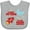 AC-Heather Grey, variant on Inktastic I Love My Yaya to the Moon and Back Boys or Girls Baby Bib