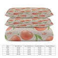 thumbnail image 2 of 3 Pcs Soft Bedding Set, Includes 1 Duvet Cover with Zipper And 2 Pillow Shams,Hand Drawn Peach Pattern Queen(90"×90"), 2 of 8