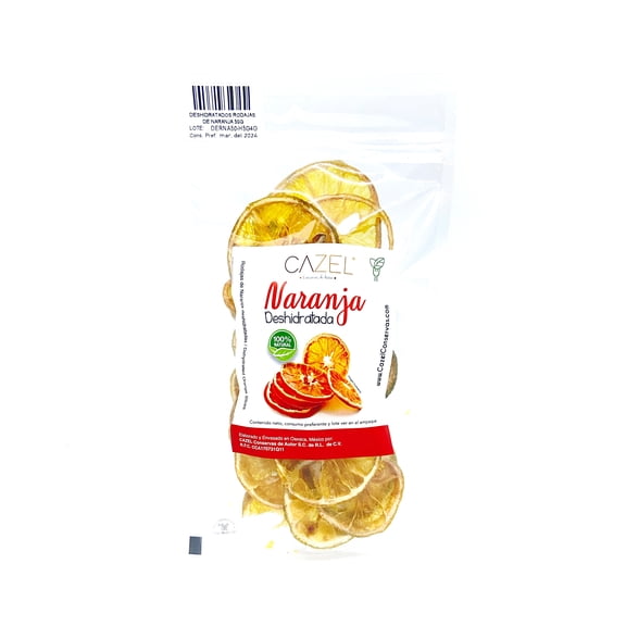 Deshidratado Rodajas De Naranja 50 Gr