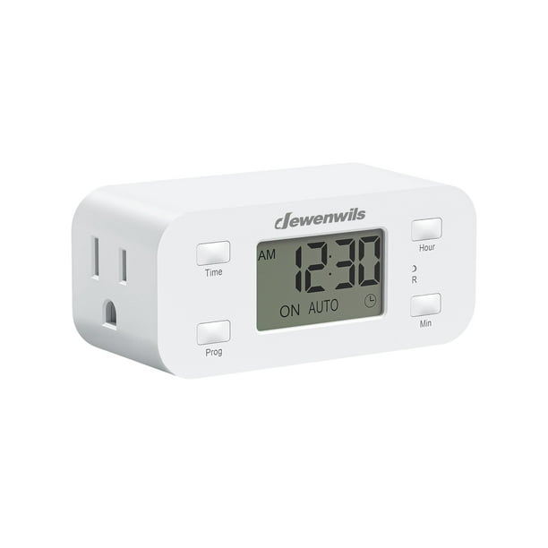 Temporizador digital programable de 24 horas DEWENWILS, 125 V