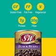 thumbnail image 2 of S&W Canned Black Beans, Plant Protein and Fiber, Gluten Free, Vegan, Fat Free, 12 Pack of 15 oz Cans, 2 of 5