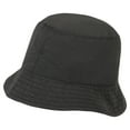 thumbnail image 3 of Kids Bucket Hat for Girls, Packable Fun & Cool Reversible Beach Sun Teen Toddler Bucket Hat (Black/Charcoal Grey, 3-6 Years), 3 of 4