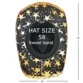 thumbnail image 4 of Silver Fever Fashionable Woven Straw Cowboy Hat with Cut-Outs and Beads American Colors Teastained, 4 of 7