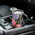 thumbnail image 4 of czcpp-Ceramic Coffee Mug Travel Mug Porcelain Latte Tea Cup with Lid and Color Box 17oz.Big Coffee Mug, Hydrangea, 4 of 4