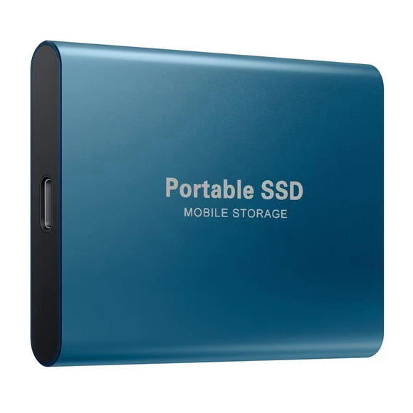 2TB Dur Externe Disque Portable Type C Mini SSD à Corps SSD Ultra-Mince Transmission à Grande Vitesse Usb 3.0