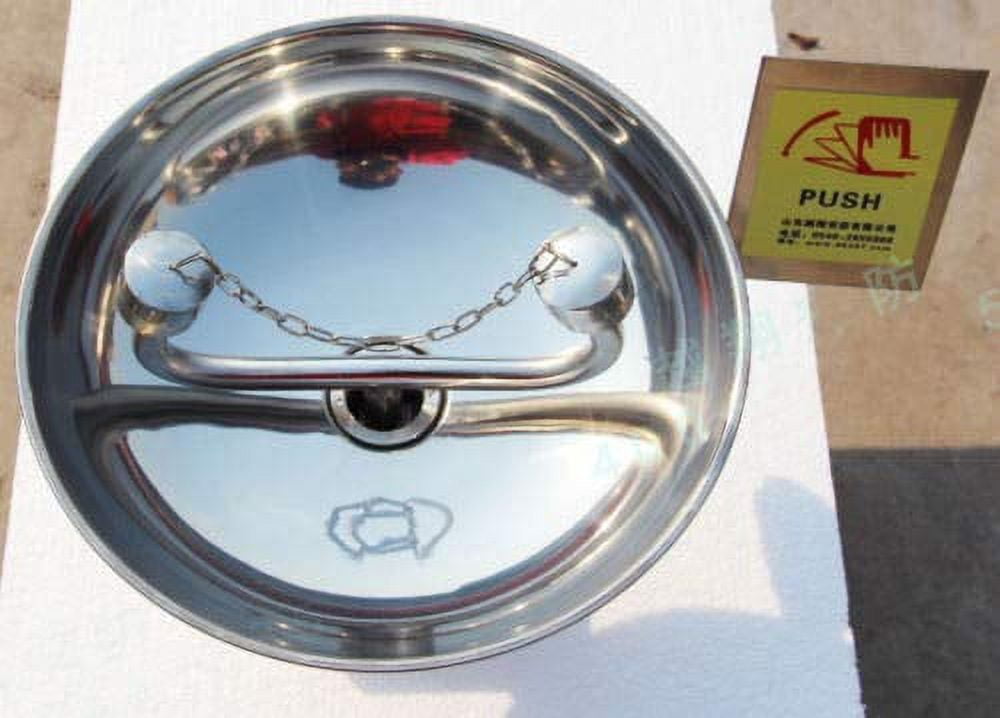304 Stainless Steel Emergency Wall Mounted Eyewash Station Double mouth 12-18L