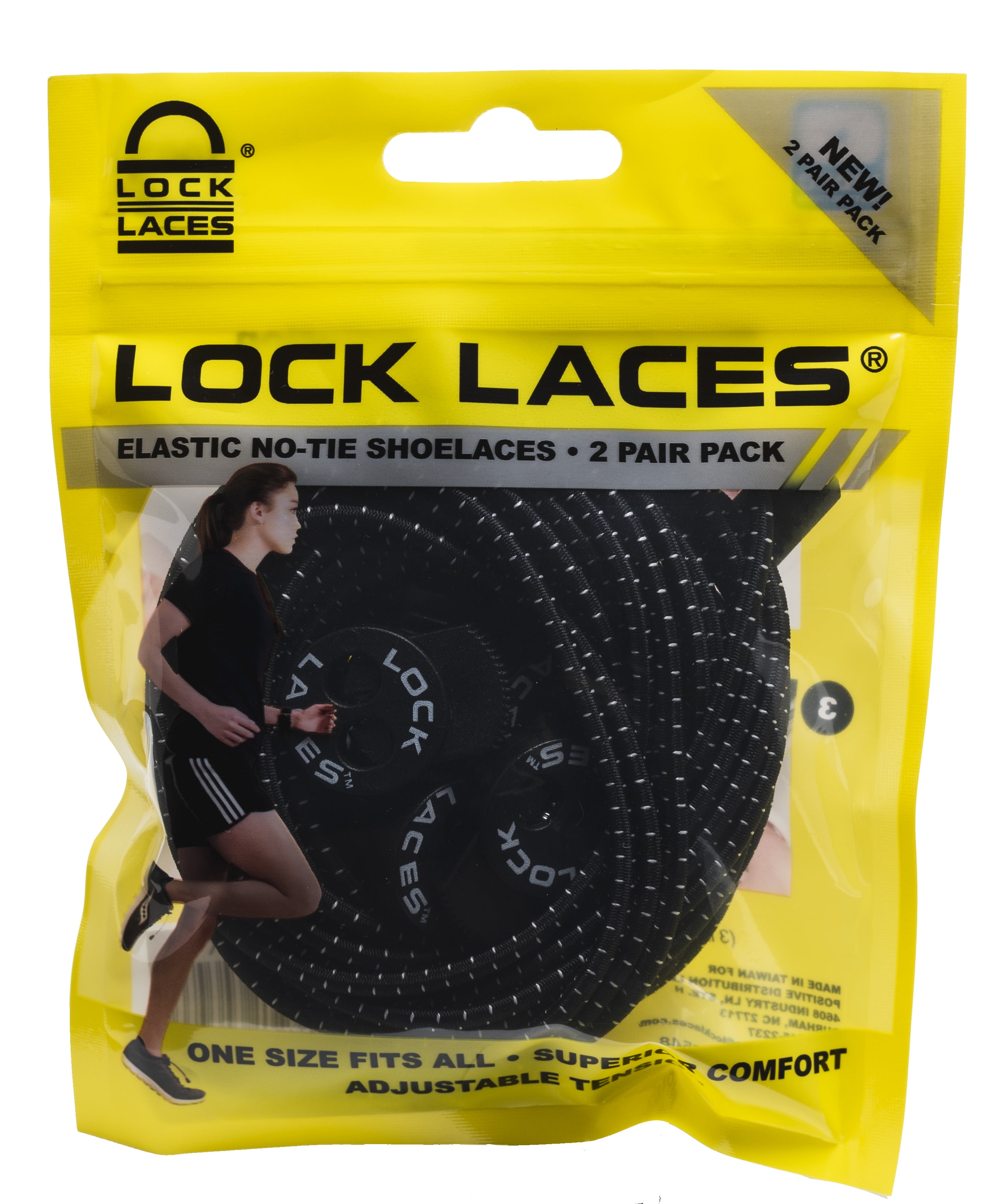 LOCK LACES (Elastic No Tie Shoe Laces 