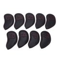 thumbnail image 2 of 9Pcs Set Waterproof Golf Iron Head Covers with Thick Plush Lining, Clear Label Design for Club Protection, 2 of 7