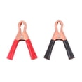 thumbnail image 1 of Pinzas De Cocodrilo Para Coche Pinzas De Batería Pinza De Cocodrilo Rojo + Negro 77Mm Para Cargador De Batería 2 Uds Cateissary HA018415-00, 1 of 5