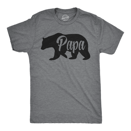 Mens Papa Bear Funny Shirts for Dads Gift Idea Novelty Tees Family T shirt