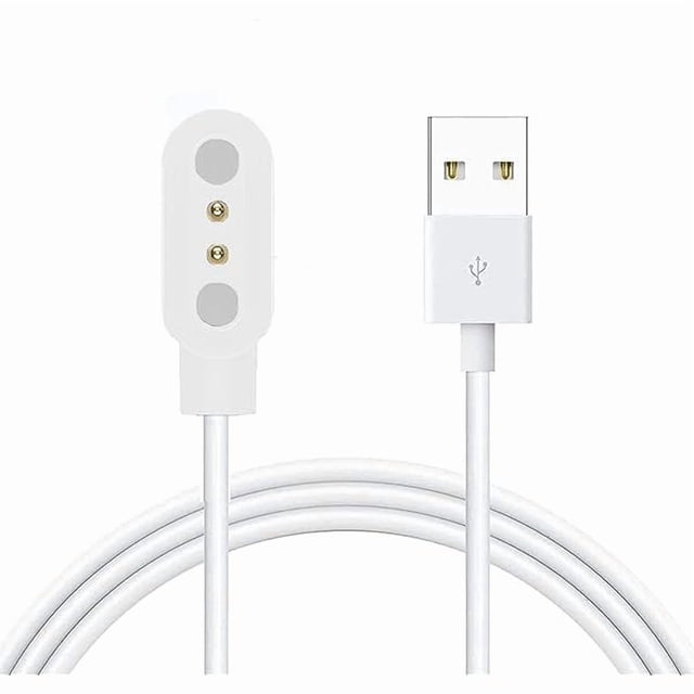 xixishop Compatible with EarlySincere Smart Watches Charger, Magnetic USB Replacement Charger Compatible for EarlySincere T13, T12 Smart Watches (White, for EarlySincere T13, T12 Watch)