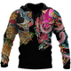 thumbnail image 5 of Sudadera con capucha retro para hombre con patrón de tatuaje samurái japonés, sudadera con capucha de hip-hop callejero otoñal con impresión 3D para hombre, jersey Y2K, 5 of 5