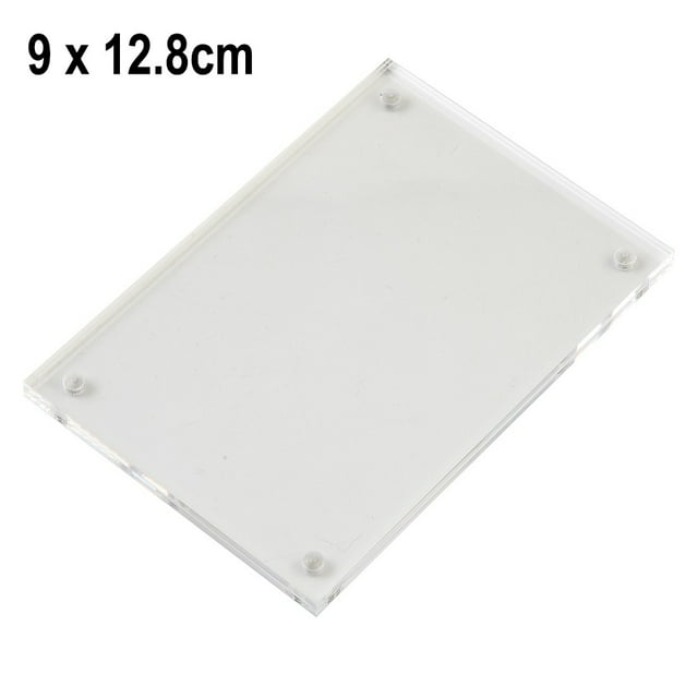 Transparent Acrylic Photo Frame Magnetic Poster Display Stand