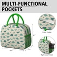 thumbnail image 6 of Womens LightBeige Cartoon Dinosaurs Silhouettes Pattern Lunch Box for Work,Insulated Lunch Bag for Women,Loncheras Para Mujer,Leakproof Adult Lunch Bag for Work,Beach,Travel,Picnic,Camping, 6 of 7