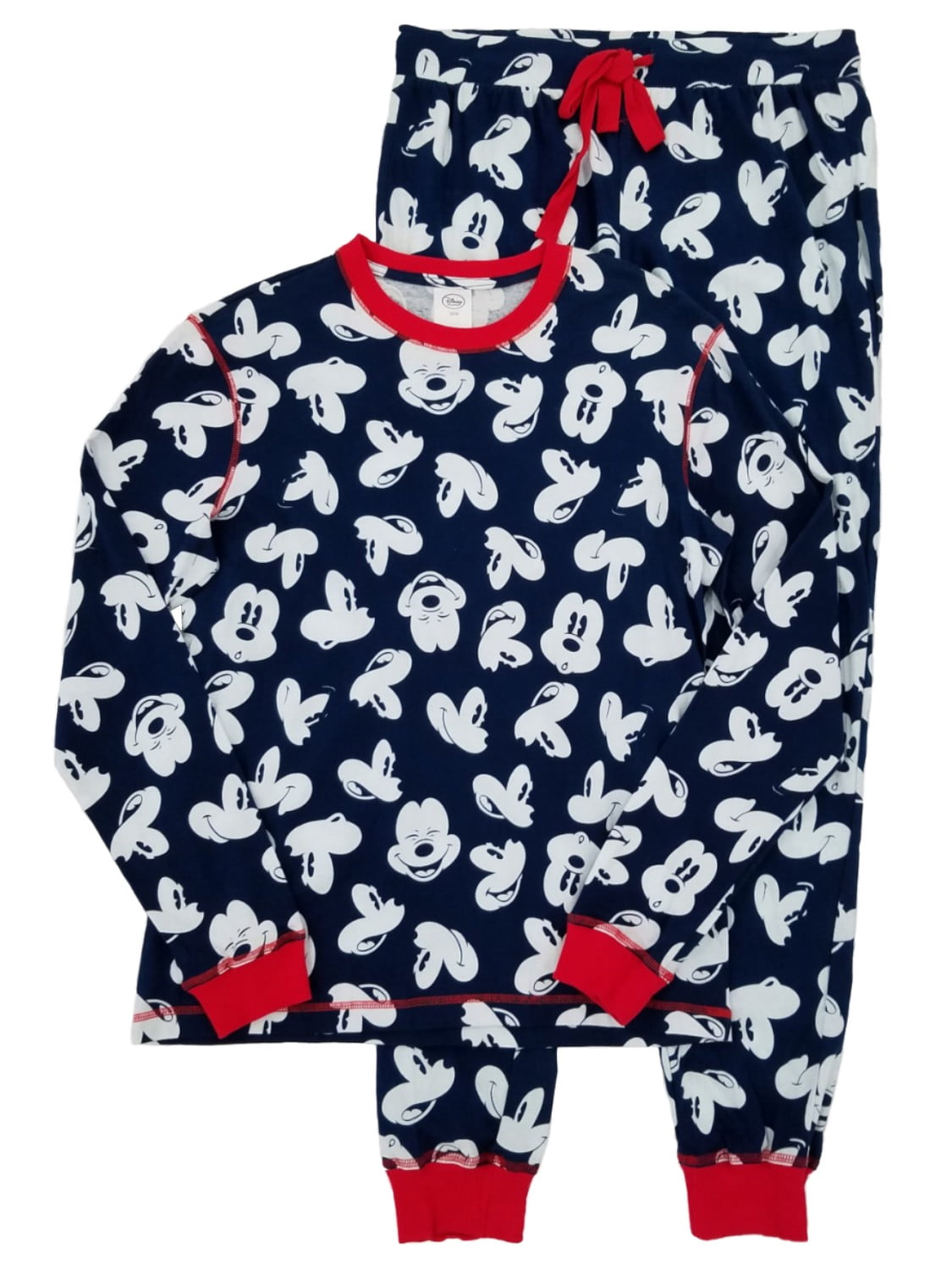Disney Disney Mens 2Piece Blue Mickey Mouse Sleepwear