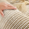 thumbnail image 2 of Juego de alfombras y tapetes de baño BSICPRO Chenille Beige, 2 piezas, 2 of 5