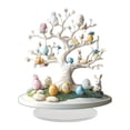 thumbnail image 1 of Huevos de Pascua, decoración de conejo, decoración de Pascua 2D, adorno decorativo creativo de conejito Estilo A, 1 of 9