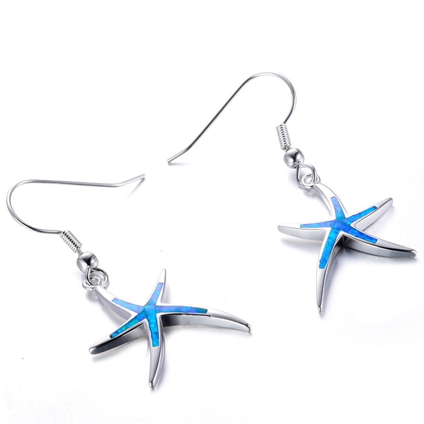 Pendientes pequeños y exquisitos en forma de estrella de colores Xihbxyly estilo europeo