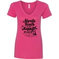 thumbnail image 3 of Inktastic Myrtle Beach is My Happy Place with Palm Trees Women's V-Neck T-Shirt, 3 of 5