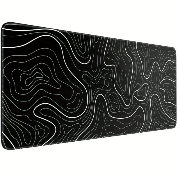 Mouse Pad Gaming Mousepad 35.4 X 15.7in Extra Large Mouse Pad For Keyboard And Mouse With AntiSlip Rubber Base, Keyboard Pad XXL Mouse , Desk Pad For Home And Office Topographic Line