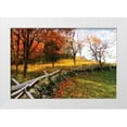 thumbnail image 3 of Alan Hausenflock 4x24 White Modern Wood Framed Wall Art Titled - Fire Ridge II, 3 of 5