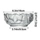 thumbnail image 3 of Frutero de cristal | Elegante plato para aperitivos y frutos secos | Vajilla transparente de 15 cm para decorar sala y cocina | 1 unidad, 3 of 6