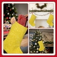 thumbnail image 7 of Goofa Yellow Glitter for Christmas Stockings, 18inch Xmas Hanging Stocking Decorations for Christmas Party Family Decor, 7 of 7