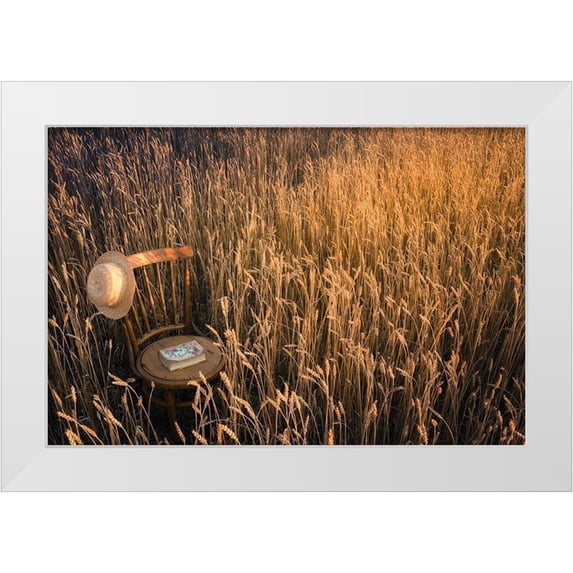 Clough, Stephen 32x23 White Modern Wood Framed Museum Art Print Titled - Afternoon