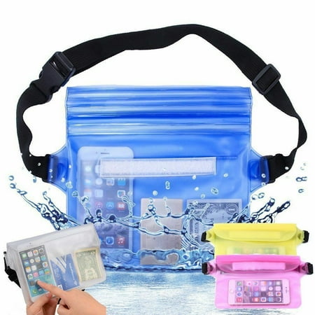 Dry Waist Pouch - Waterproof Underwater Waist Bag Fanny Pack Swimming Beach Dry Pouch Case yellow
