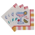 thumbnail image 3 of Way to Celebrate La Dolce Vita Cin Cin Lunch Napkins, 6.5" x 6.5", 24 Count, 3 of 7
