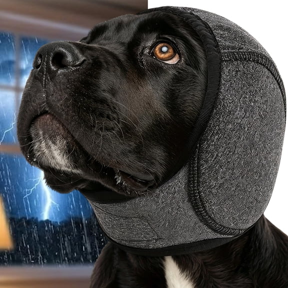 Dog Ear Muffs Noise Protection – Adjustable Dog Fireworks Ear Muffs,Waterproof Ear Wrap for Fireworks, Thunder, Swimming & Grooming for Small