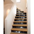 thumbnail image 4 of FLFK Valley Stream Stair Stickers - Set of 15, Peel and Stick Stair Riser Decals, 39.3"x7.08", 4 of 5